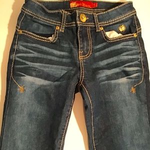 Apple BOTTOM Girls Denim Jeans. 3/4..4